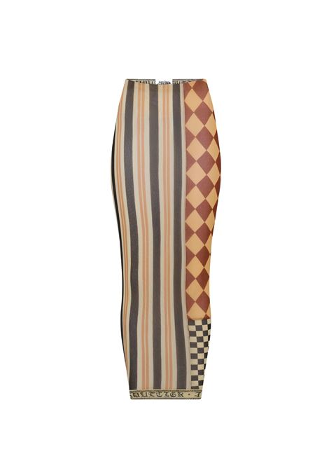 patchwork long skirt woman multicolr JEAN PAUL GAULTIER | 26/01-W-SK033-M015P90